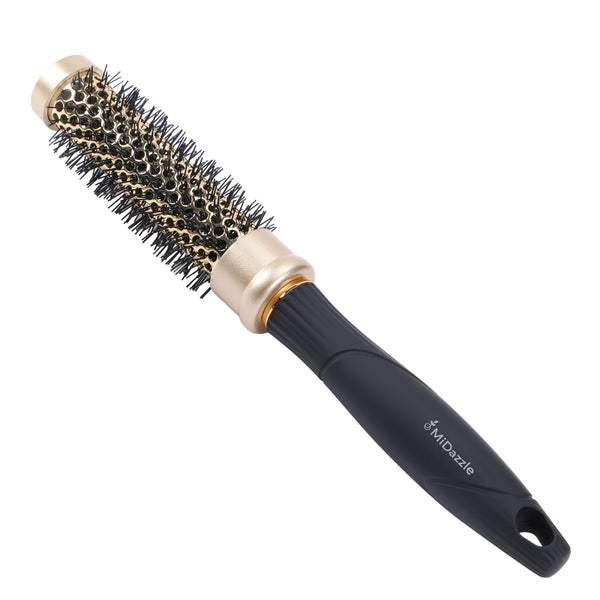 Midazzle Premium Curl Hair Brush (India's Fastest Growing Hair Brush Brand) for Hair Styling, Drying, Healthy Hair and Add Volume | Men & Women (MDHB00012)