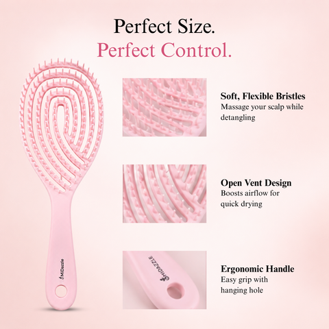 Hair Brush (Pink 3D) MIHB0014