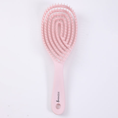 Midazzle Premium Gradient Pink 3D Hair Brush (India's Fastest Growing Hair Brush Brand) For Men & Women | All Hair Types (MDHB00014)