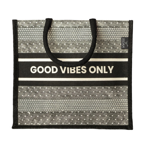 SHOPPING BAG (GOOD VIBES ONLY) JDCSB1106 ₹ 369/-