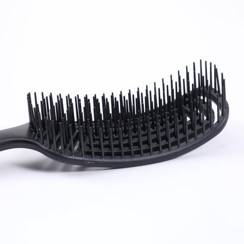Midazzle Premium Gradient Black 3D Hair Brush (India's Fastest Growing Hair Brush Brand) For Men & Women | All Hair Types (MDHB00015)