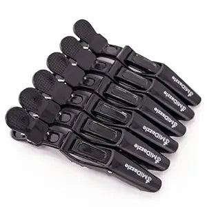 Set Of 6 Crocodile Hair Clips
