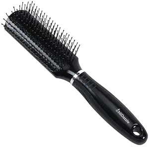 Premium black flat hair brush
