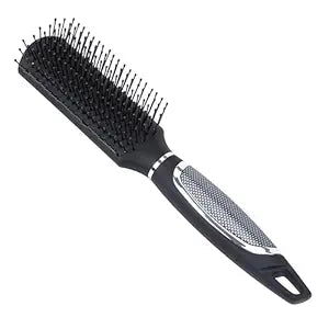 Premium carbon Fiber handle flat Hair brush