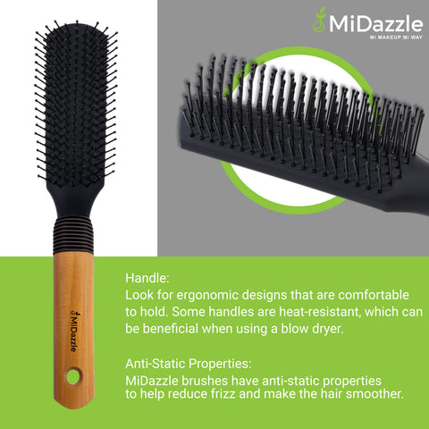 Hair Brush (Wooden) MIHB0036