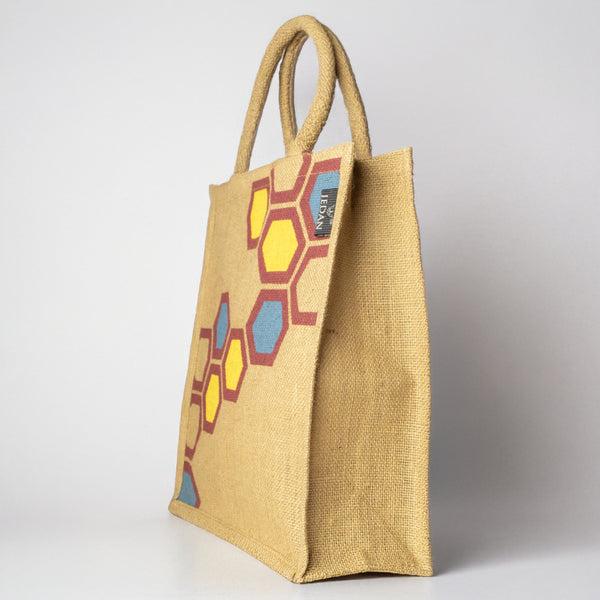 Shopping Bag (Honey Comb Multicolour) JdJSB1102