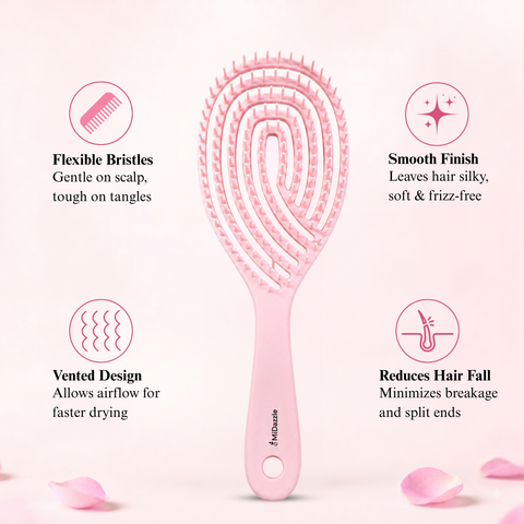 Hair Brush (Pink 3D) MIHB0014