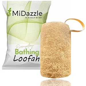 Midazzle 100% Natural Body Scrubber Loofah for Bathing (Long) (Pack of 1)