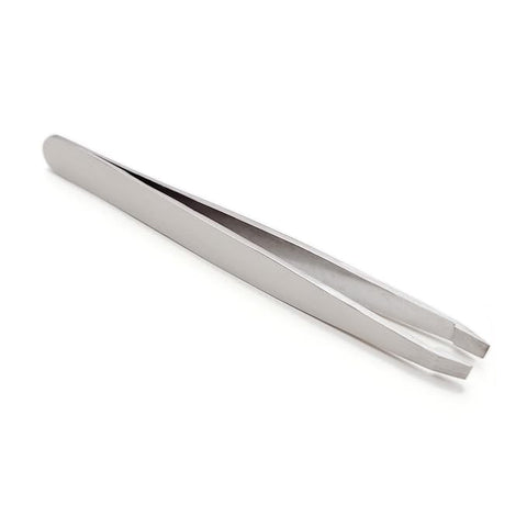 Slant tip tweezer