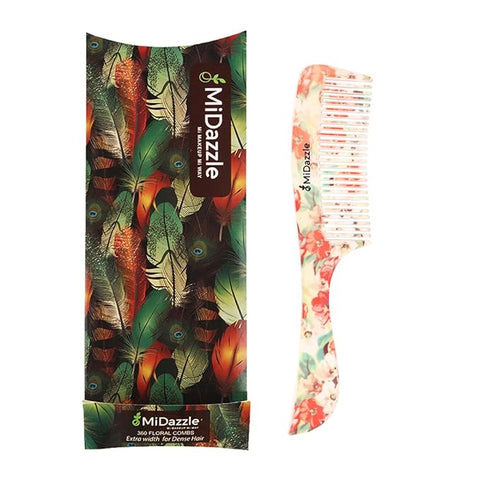 Floral Comb Handle - 6C