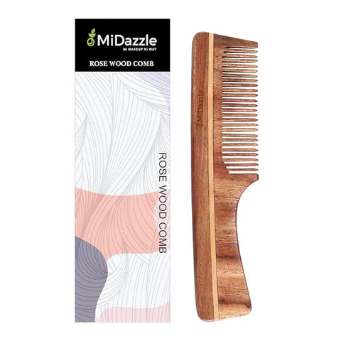 Organic Rose Wood Comb Handle- 6C