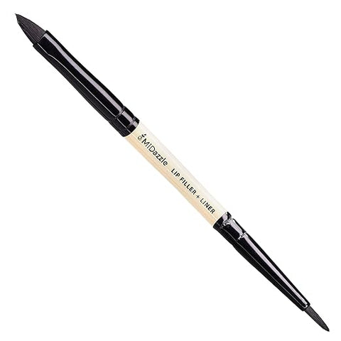 Premium Wooden 2 In 1 Lip Filler+Liner Brush