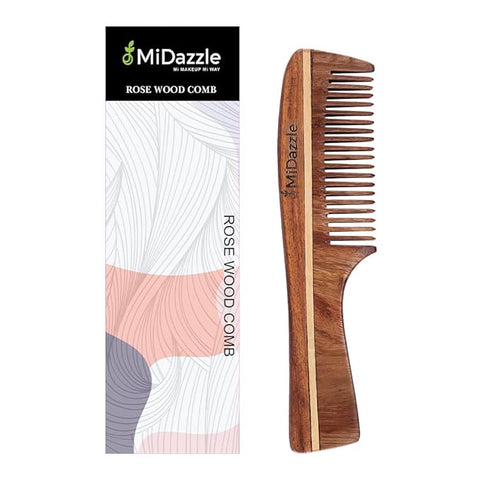 Organic Rose Wood Comb Handle- 6D