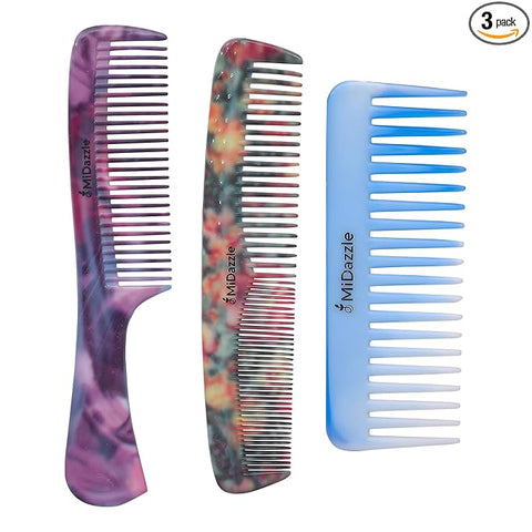 Midazzle Daily Comb - Set of 3 - Multicolor