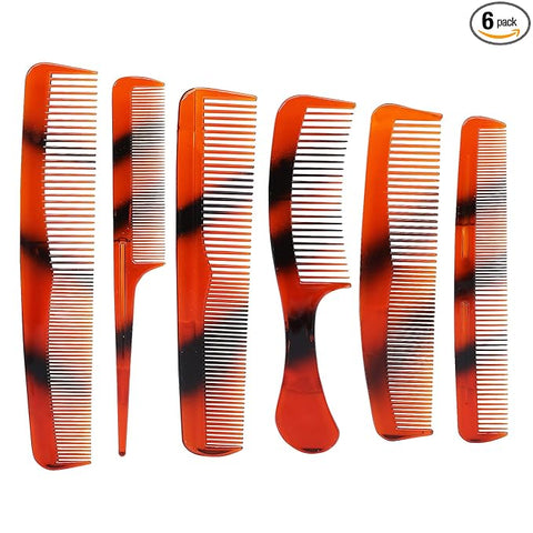 Hair Comb Set of 6