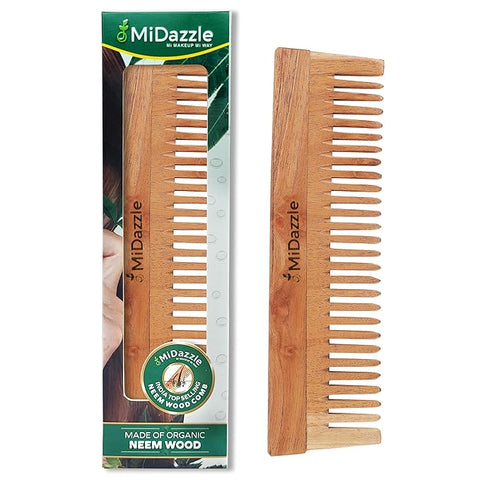 Neem Wood Shampoo Comb