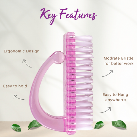 Nail Brush With Handle Grip MIMT4002